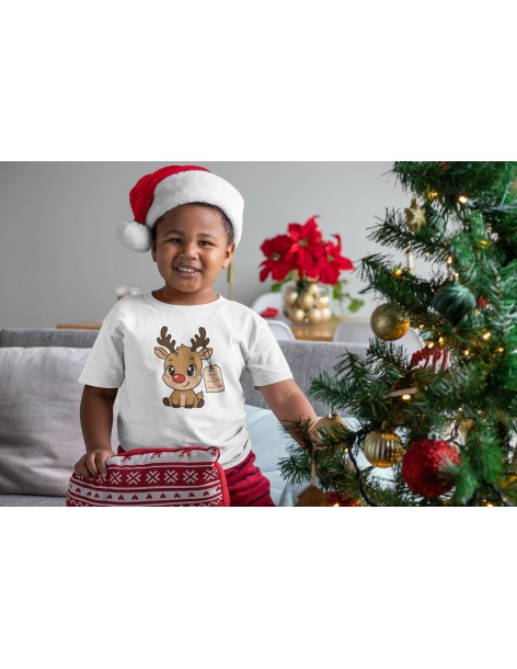 T-shirt Enfant T-shirt Enfant Petit renne de Noël | De Paris