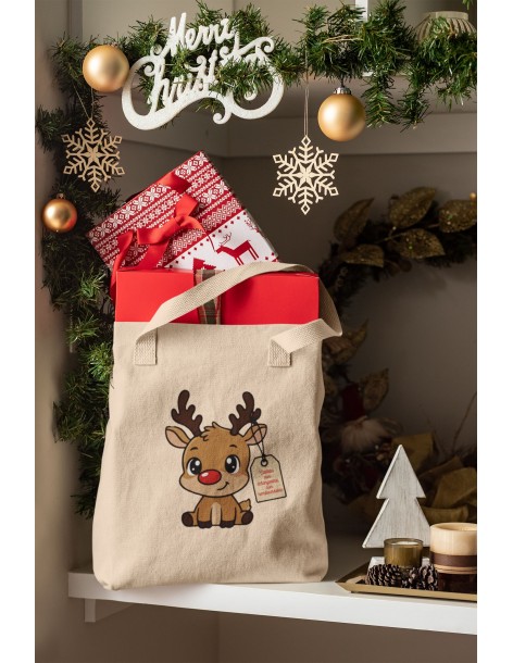 Sac Tote Bag Petit Renne de Noël | De Paris