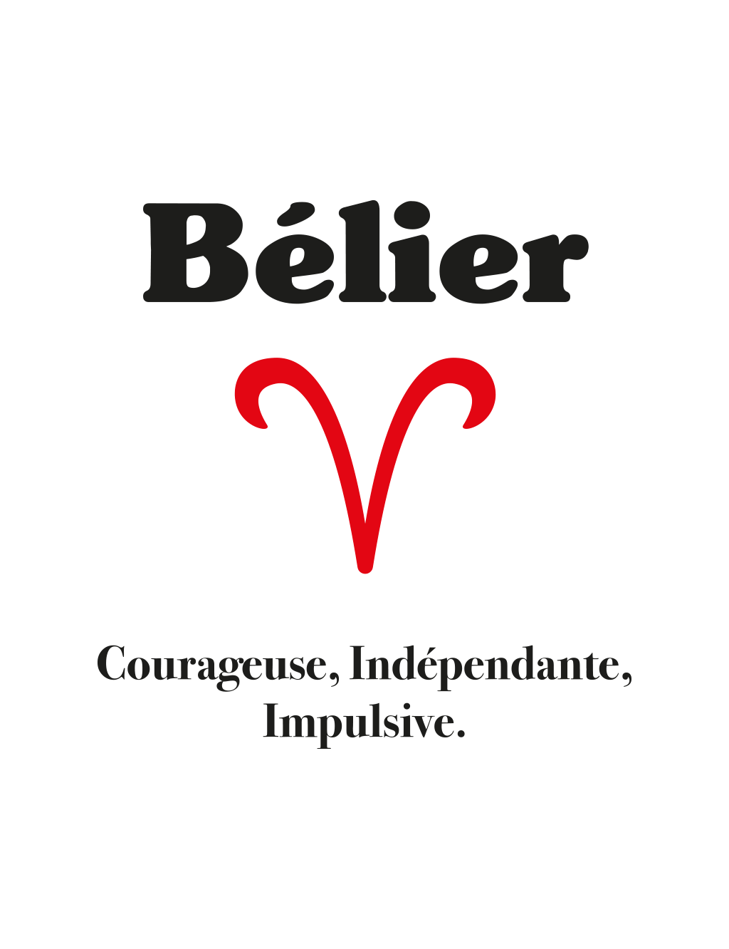 T-shirt Femme Astro Bélier| De Paris