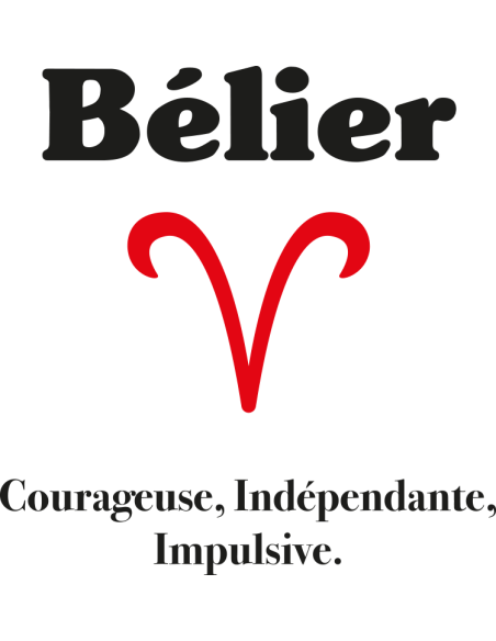 T-shirt Femme Astro Bélier| De Paris