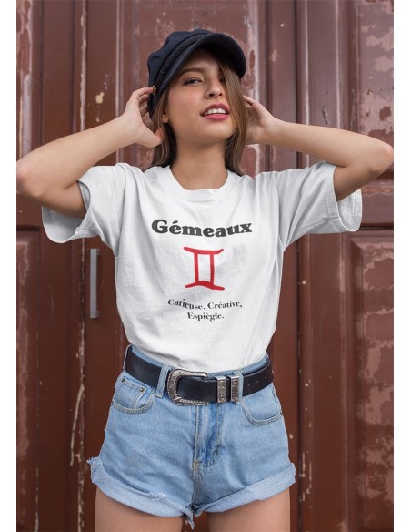 T-shirt Femme Astro Gémeaux| De Paris