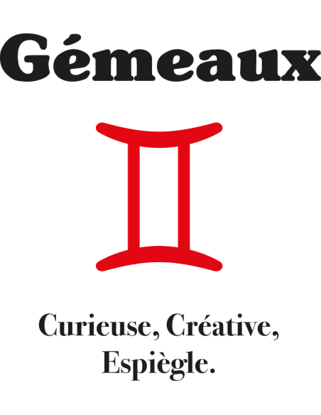 T-shirt Femme Astro Gémeaux| De Paris