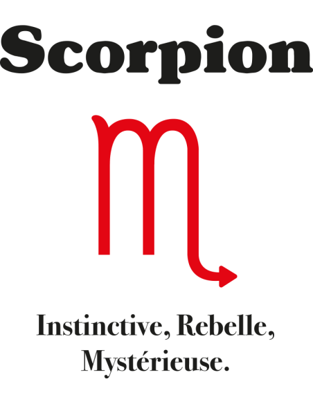 T-shirt Femme Astro Scorpion | De Paris