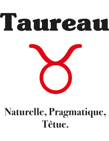 T-shirt Femme Astro Taureau | De Paris