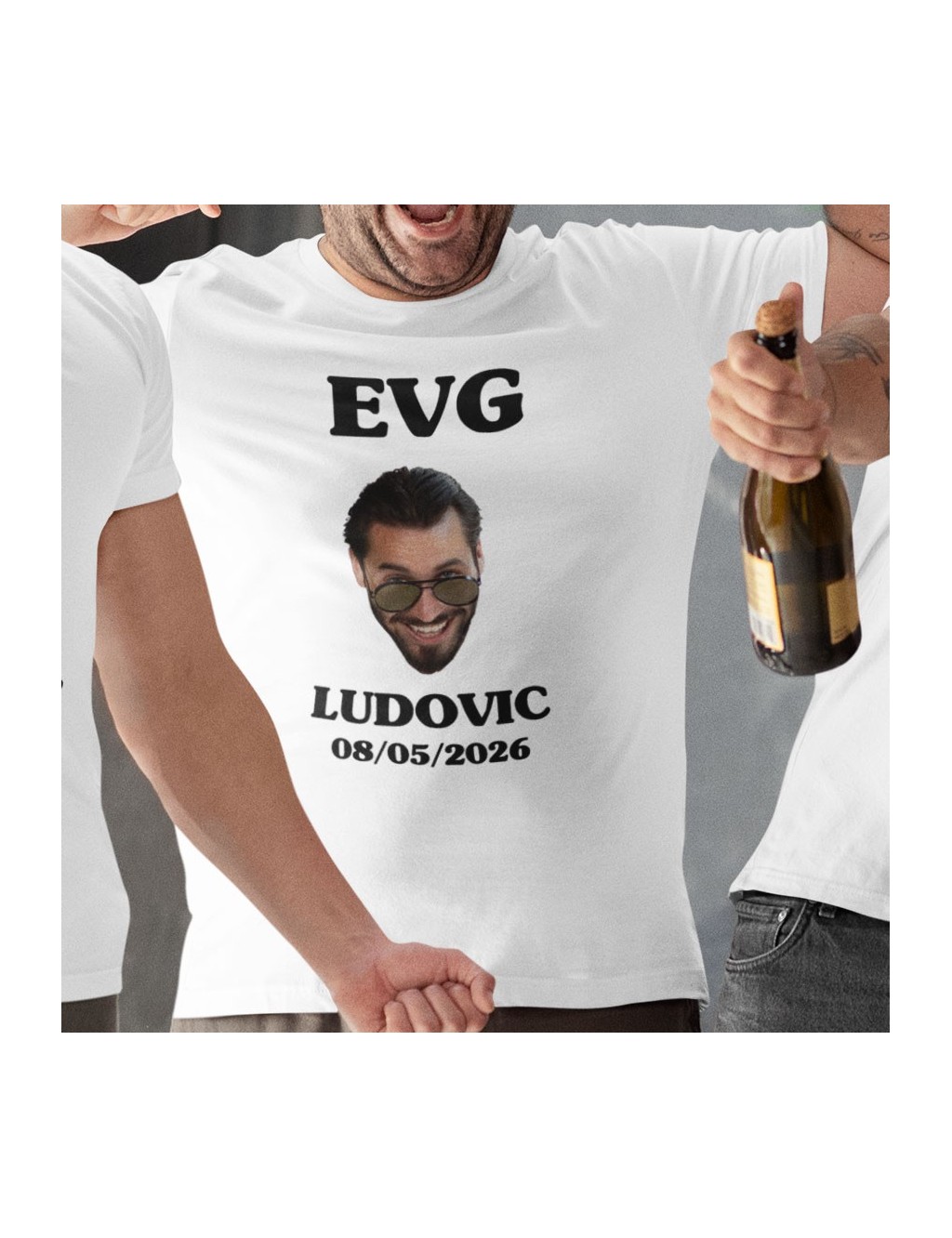 T-shirt Homme EVG à personnaliser Photo | De Paris