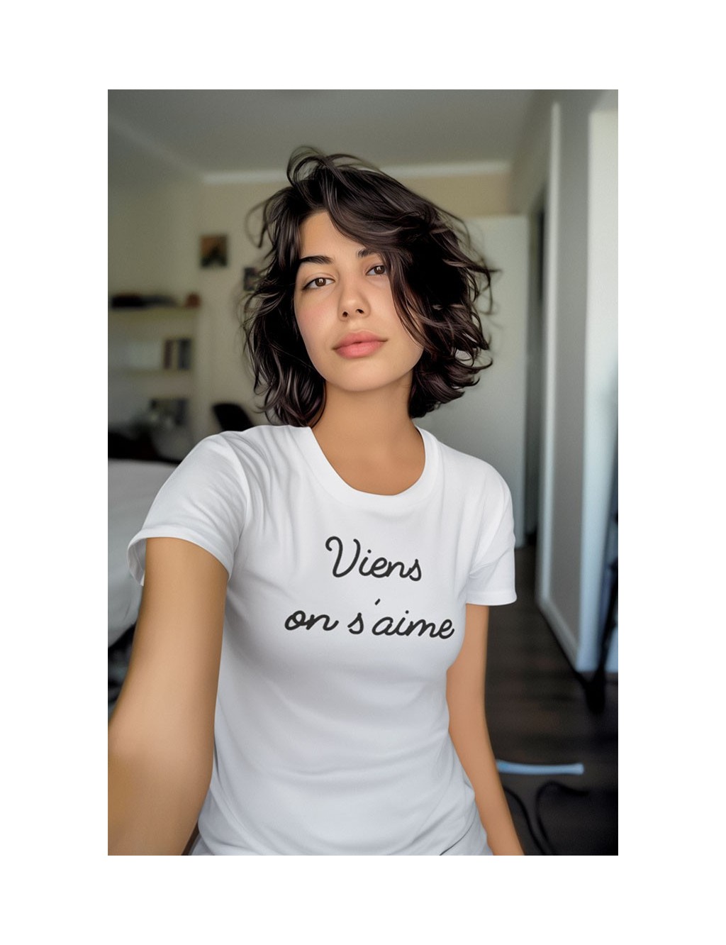 T-shirt Femme VIENS ON S'AIME