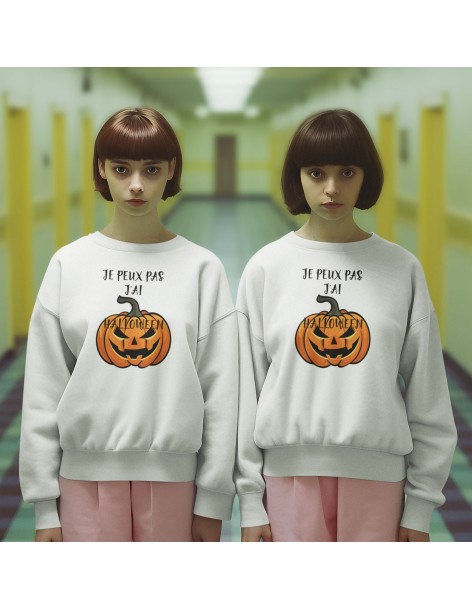 Sweat Enfant Je Peux Pas J'Ai Halloween 2