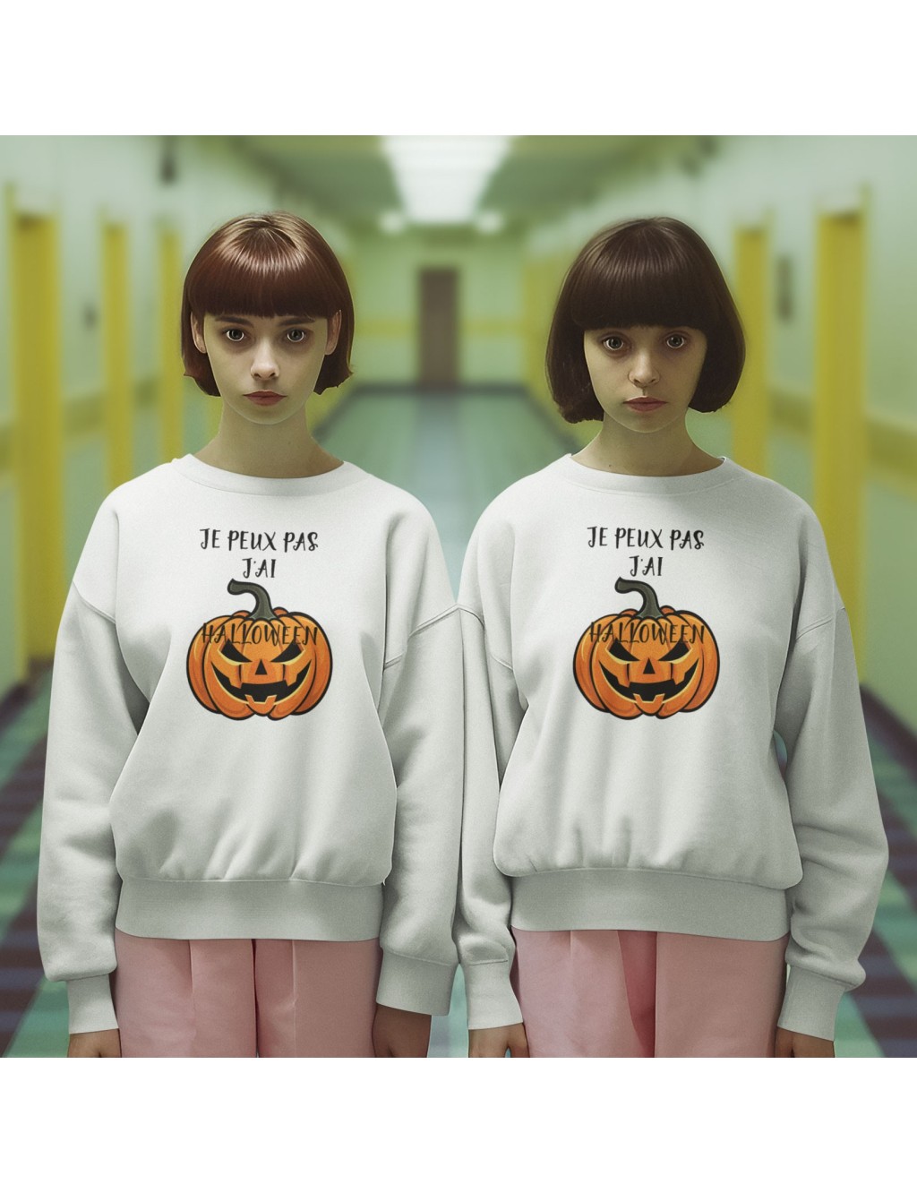 Sweat Enfant Je Peux Pas J'Ai Halloween | De Paris