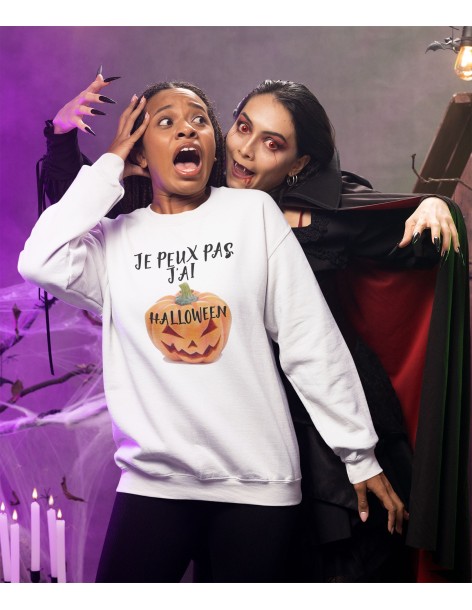 Sweat Femme je Peux pas j ai Halloween | De Paris