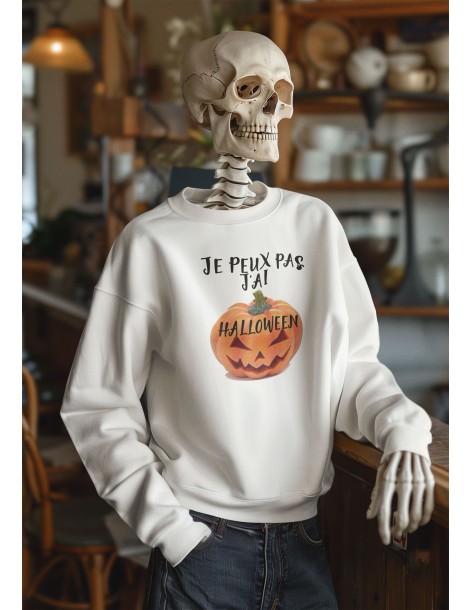 Sweat Homme Je Peux Pas J'Ai Halloween